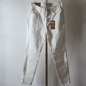 Kensie Women's High Rise Jeans in White